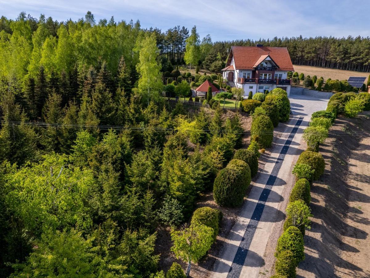 Dom Na Wzgorzu Z Widokiem Na Jezioro Z Balia I Sauna Lipnica  Exteriör bild