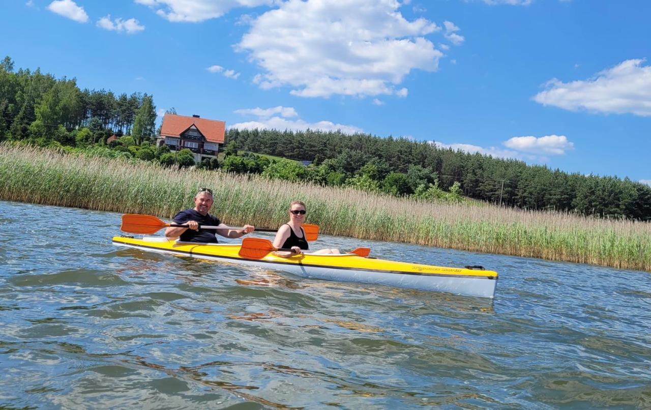 Dom Na Wzgorzu Z Widokiem Na Jezioro Z Balia I Sauna Lipnica  Exteriör bild