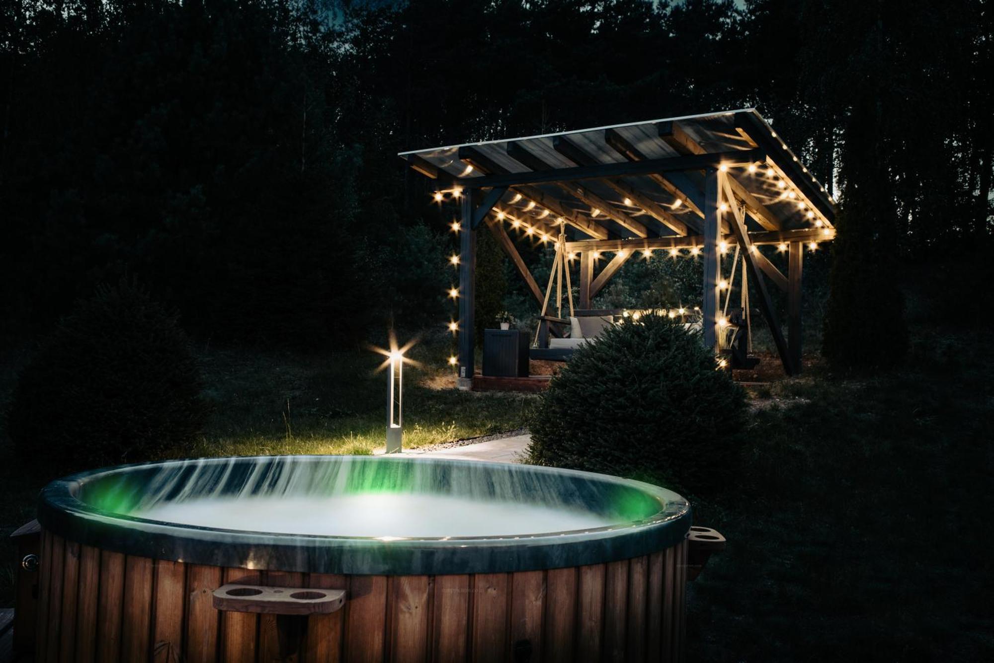 Dom Na Wzgorzu Z Widokiem Na Jezioro Z Balia I Sauna Lipnica  Exteriör bild