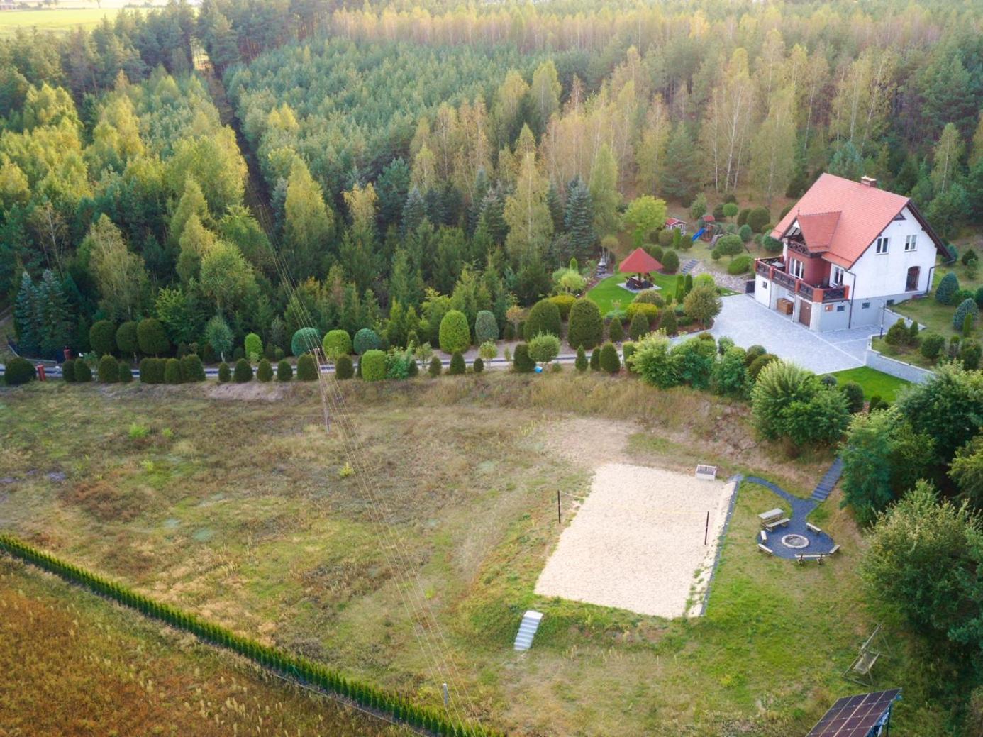 Dom Na Wzgorzu Z Widokiem Na Jezioro Z Balia I Sauna Lipnica  Exteriör bild