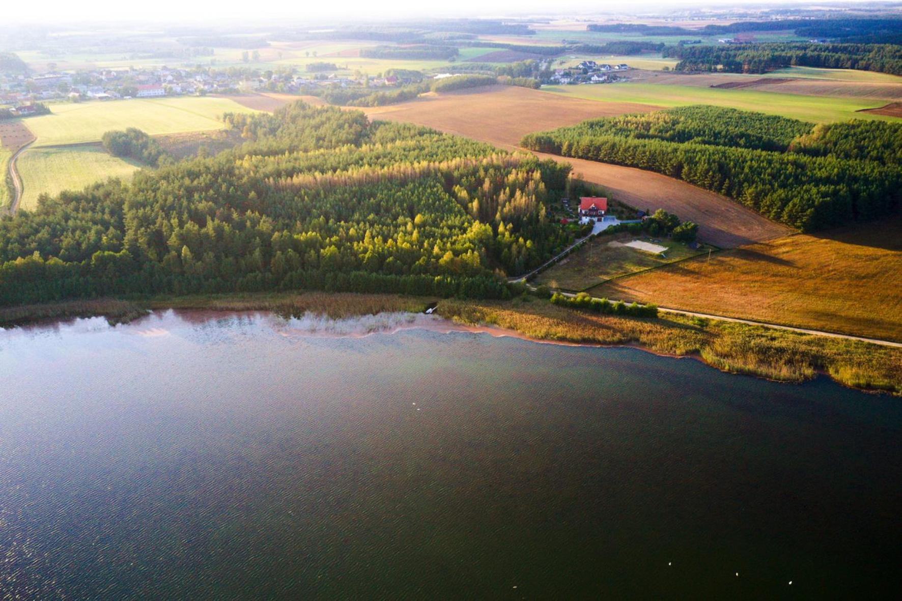 Dom Na Wzgorzu Z Widokiem Na Jezioro Z Balia I Sauna Lipnica  Exteriör bild